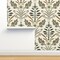 Elegant Floral Vintage Inspired Neutral Nature Large Scale Art Nouveau Custom Removable Wallpaper by Spoonflower Peel & Stick Wallpaper 2FT Wide